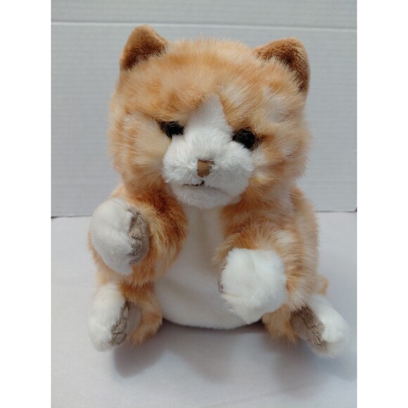 Folkmanis Puppets Other - Folkmanis Cat Puppet Orange Tabby Kitten Chunky Body Animal Learning 9"